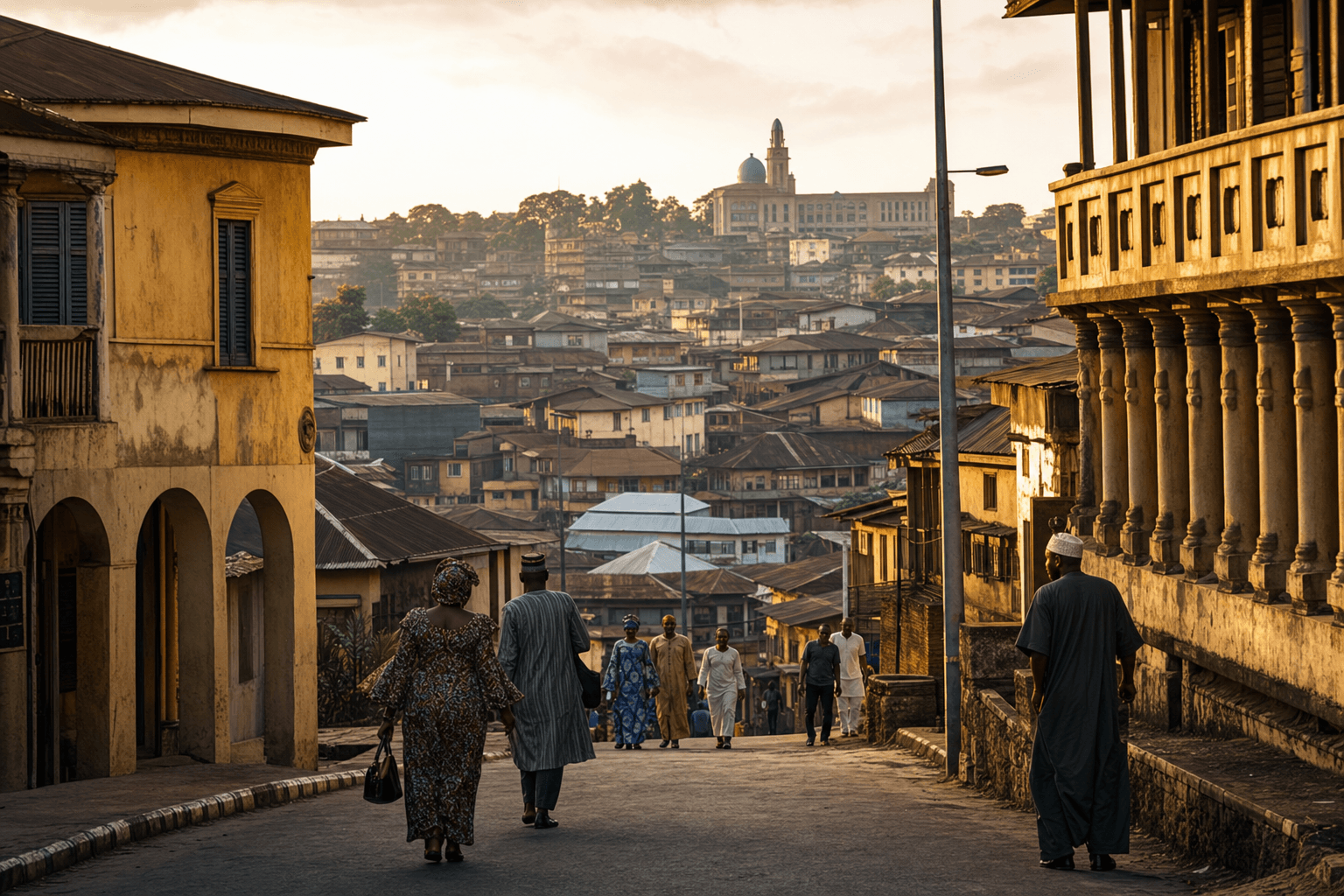 Old Ibadan roofs and heritage — community pride in place