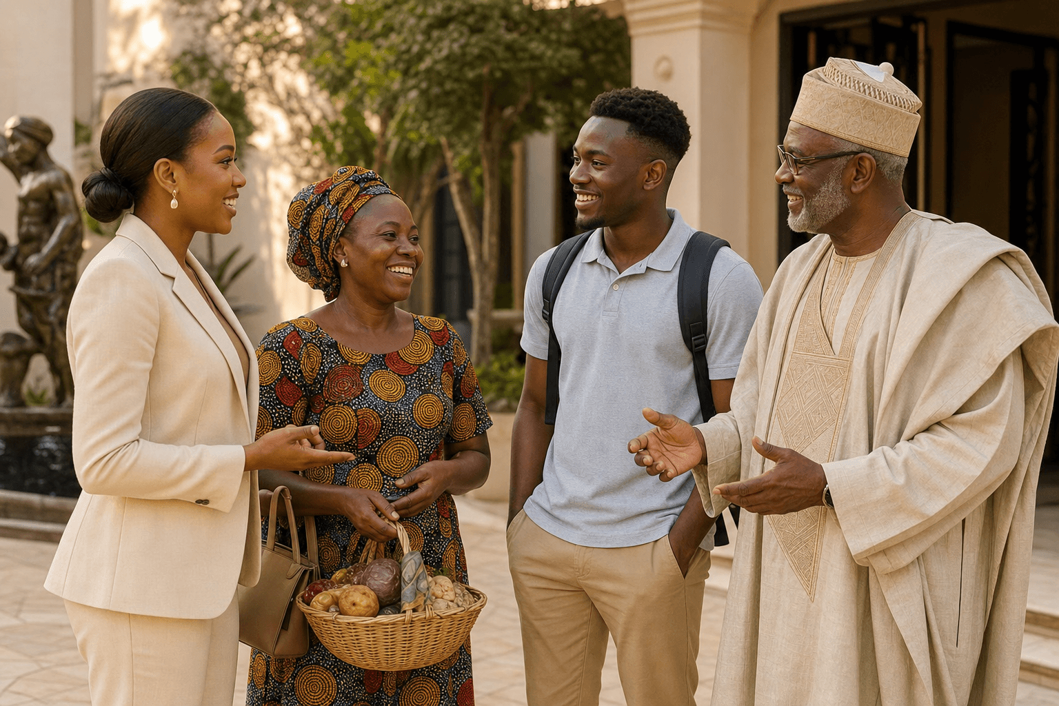 Professionals, students, traders, and elders — one inclusive community